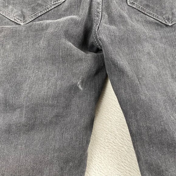 Free People Women's Jeans Size 27 Black Bootcut Frayed Hem Denim - Picture 7 of 10